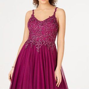 Rhinestone Prom Dress